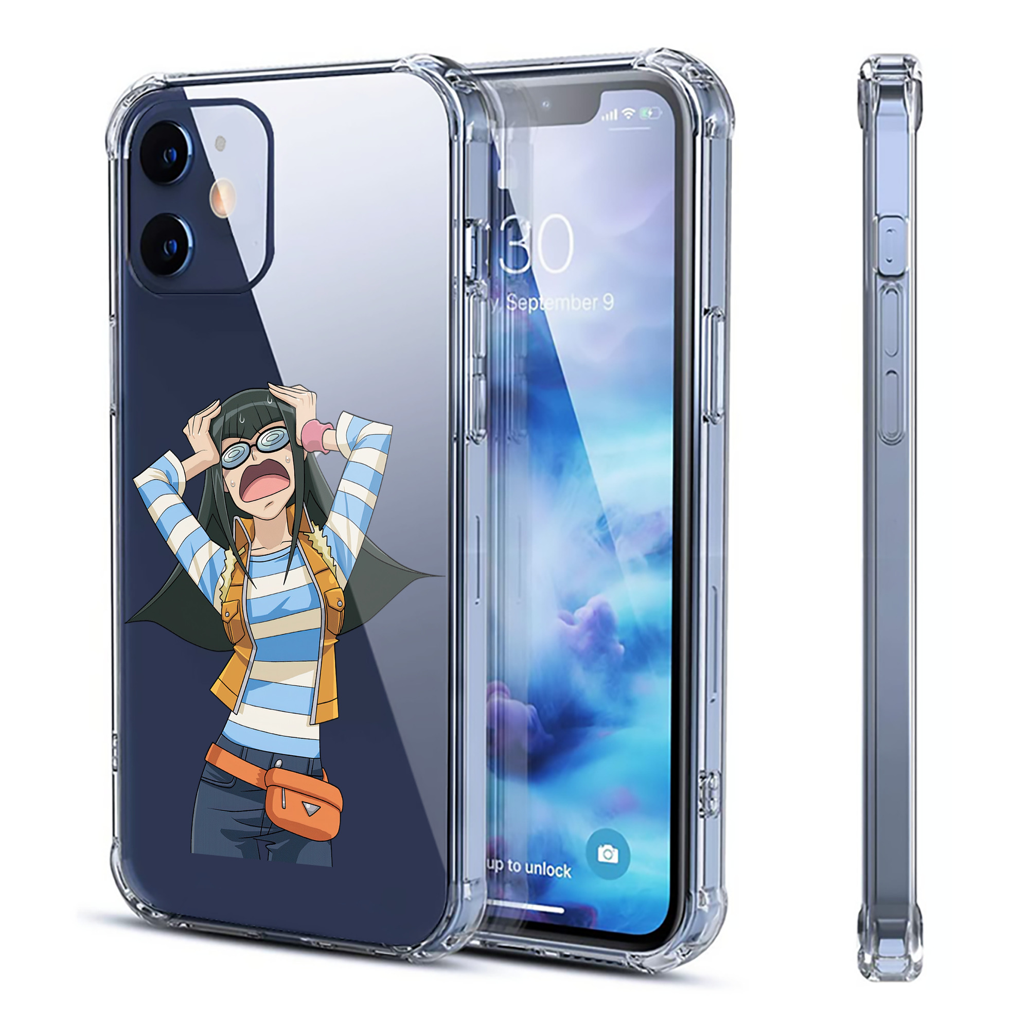 （画像用） 遊☆戯☆王 Yu-Gi-Oh! 【iPhone 12シリーズ対応】透明スマホケース（クリアソフトケース）